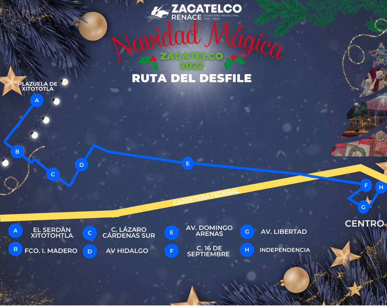 Abre convocatoria municipio de Zacatelco para participar en Desfile Navideño. ¡Inscripción gratuita!